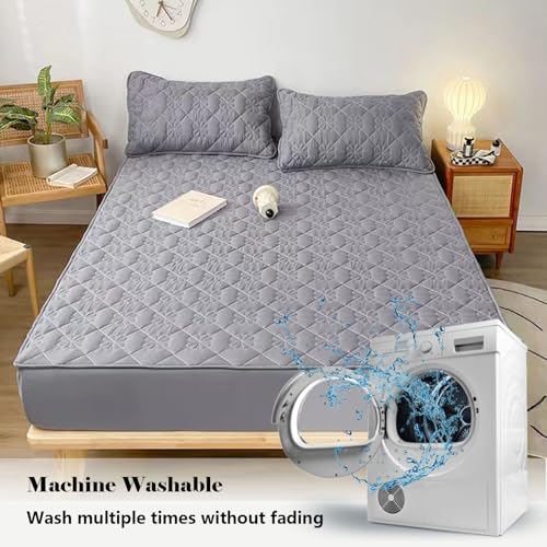 Protector de colchón transpirable 150x190 e impermeable para camas calurosas 8