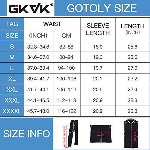 Men Sweat Sauna Suit Workout Shirt Weight Loss Body Shaper Fitness Slimming Jacket Gym Top Clothes Shapewear Long Sleeve Black