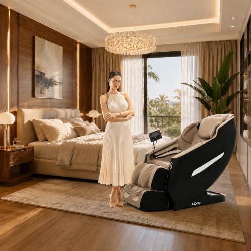 Lixo Massage Chair LI4400A Black LI4400A_Brown+black - Image 5