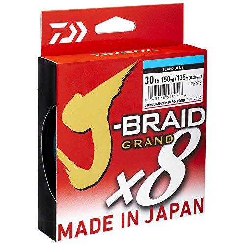 Daiwa J-Braid Grand X8 tresse de pêche idéale pour le lancer lointain