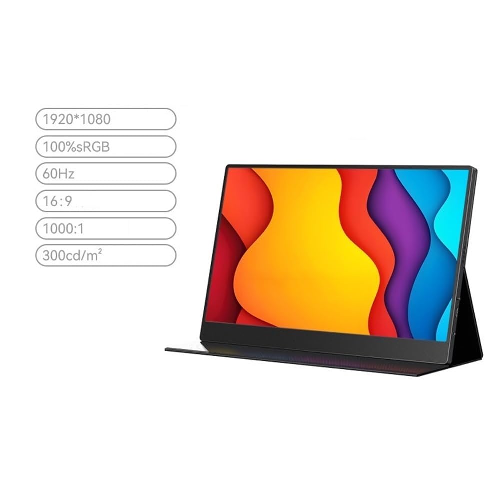 Monitor esterno for laptop da 15 pollici Full HD (1080p) 1920 * 1080 60HZ portatile Monitor per Smart Working