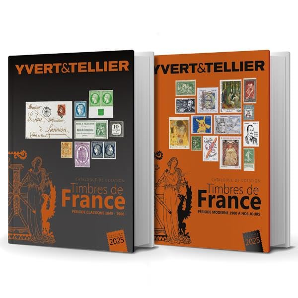 Timbres de France: 2 volumes : Période classique 1849-1900 ; Période moderne 1900 à nos jours