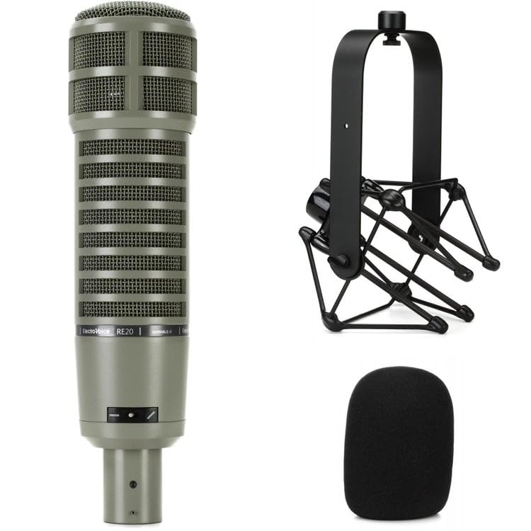 Amazon.com: RE20 with Shockmount and Windscreen : Musical Instruments