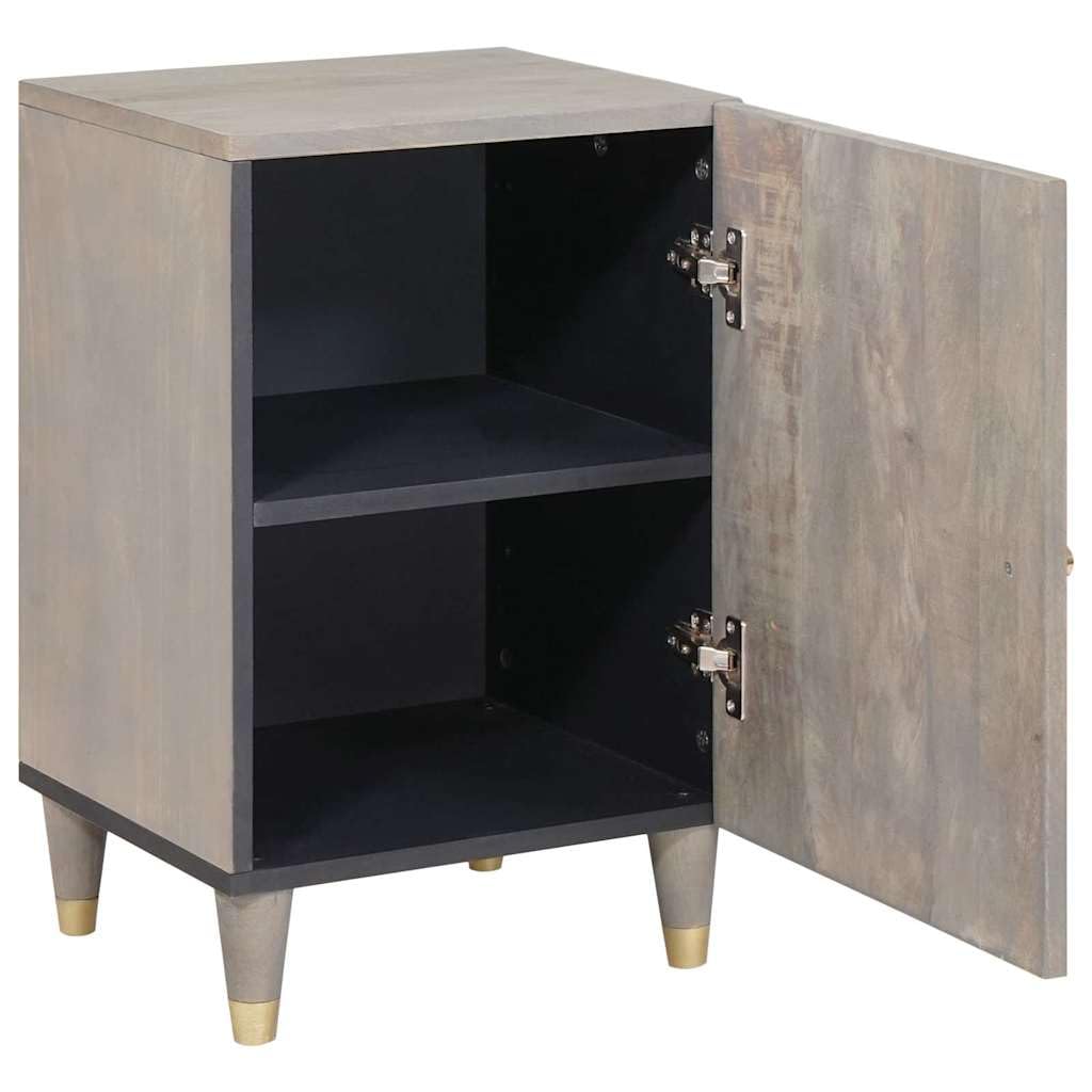 Gabinete de baño de madera de mango gris, 38 x 33 x 58 cm, almacenamiento pequeño para salas de baño compactas, diseño moderno con puerta única, fácil montaje