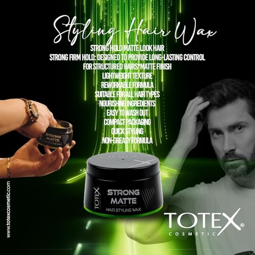 Cera para cabello Totex Hair Men 150 ml con fijación fuerte miniatura 3