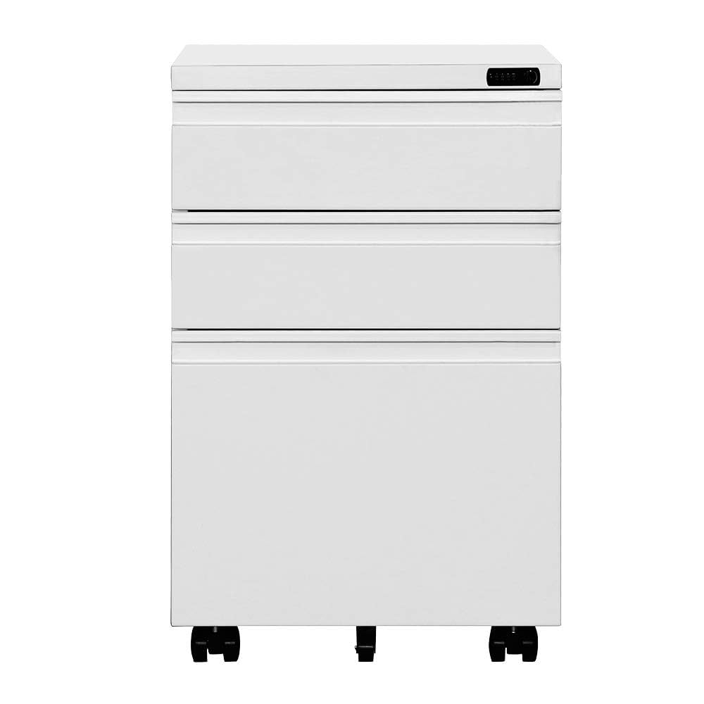 デスクワゴン サイドワゴン ラック ダイヤル錠 キャスター付き 脇机 オフィス Amazon.co.jp: KJUUJEデスクワゴン サイドワゴン ラック