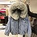 Abrigo de Mujer Vaqueras Cortas Invierno Casual,PAOLIAN Chaquetas Jeans Baqueras con Capucha...