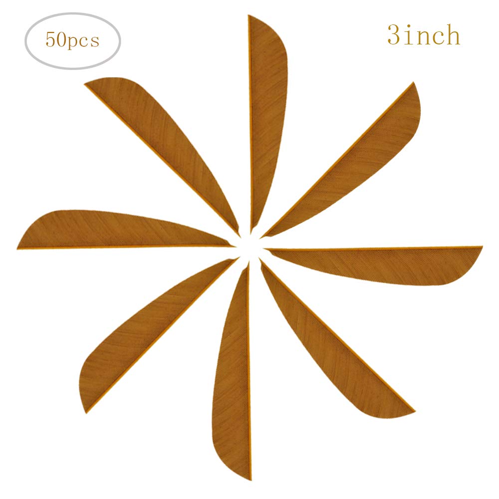 White Water Archery Solid Yellow Fluorescent Neon Turkey Silhouette Arrow Wraps 15 Pc Pack Choose Length Width (3, 1.12)