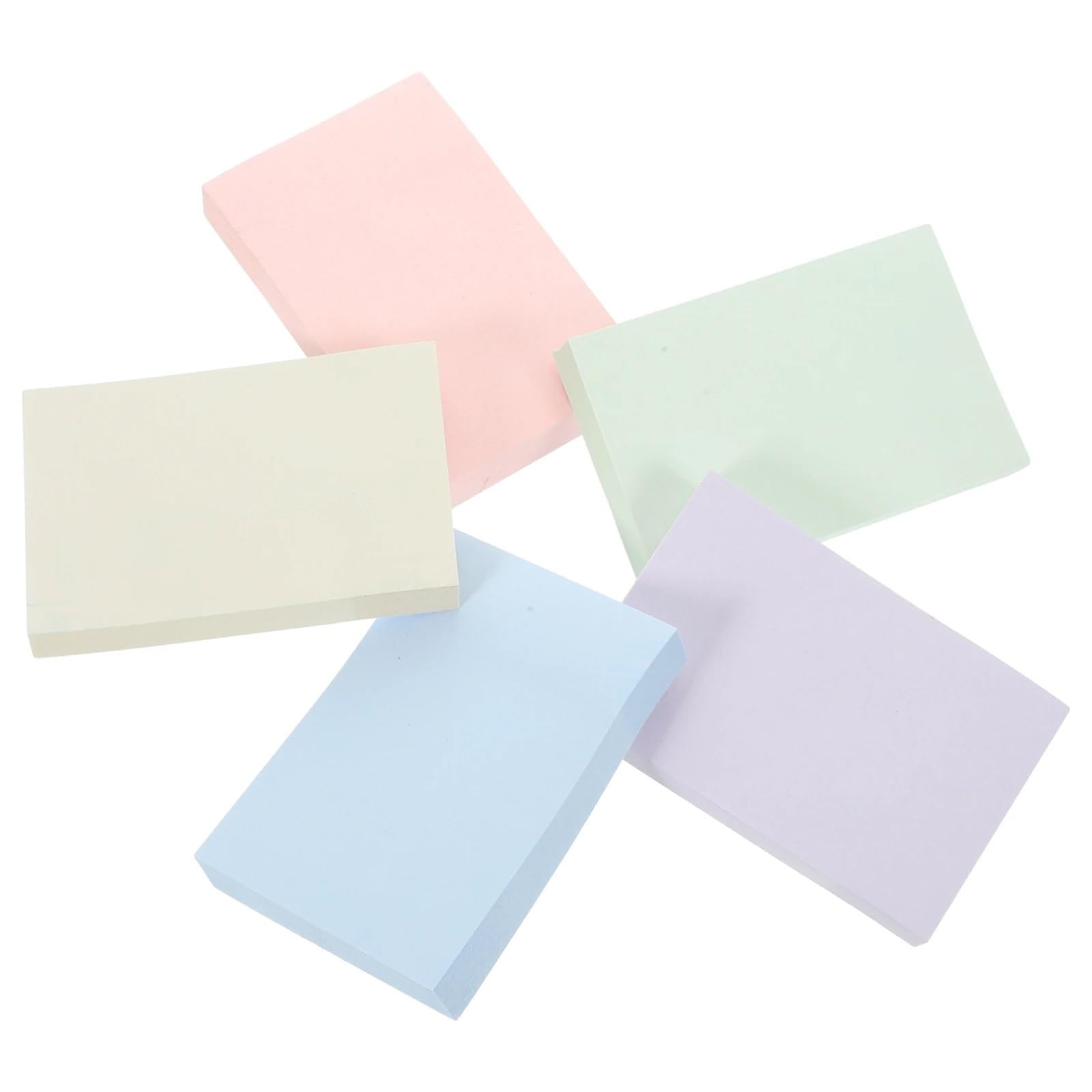 Haftnotizen 10 Stück 7,6 x 5,1 cm gemischte Farben, selbstklebend, niedliches Papier, Memo-Aufkleber, Blöcke