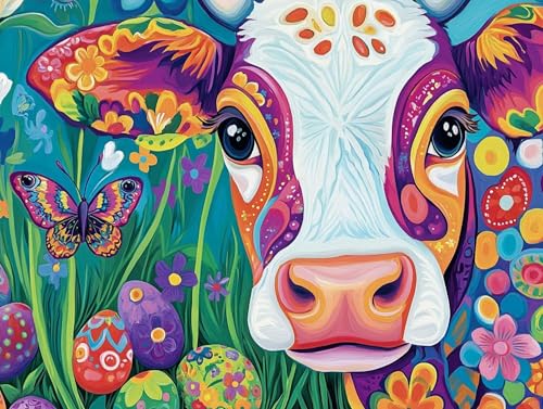 Peinture Diamant Fleur et Animal | Idée Cadeau Idéale Loisirs Créatifs