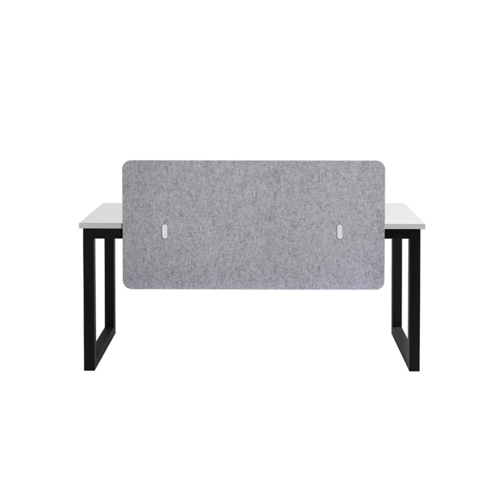 Panneau d'intimité absorbant le son avec fixation à pince pour table