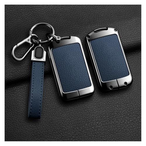 Coque de clé Volvo C40 XC40 XC60 XC90 en alliage bleu protecteur