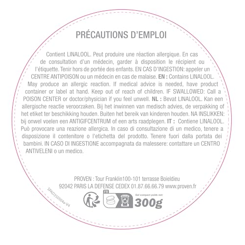 Boldair - Gel Distruttivo Dell'odore Fiore D'oranger - Neutralizza Gli Odori - Profumo - Prodotto Gel Solido - Multi Applicazione - Durata 8 Settimane - 300 G - Fabbricazione Francese - 6