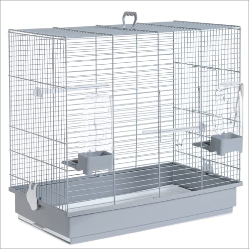 VOLTREGA Jaula 612 Pájaros Gris