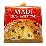 Madi Gran Panettone Traditional Italian Holiday Fruit Cake, Original Recipe, 35.25 oz, 2.2 lb
