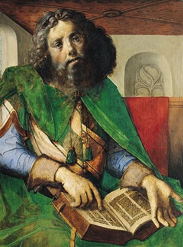 Portrait de Platon par Joos Van Gent tableau impression d'art mural vintage 60x90cm