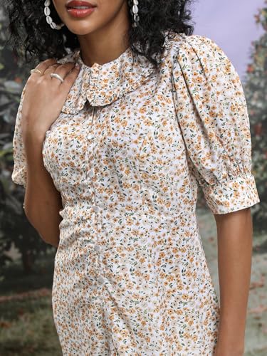 Image of Tokyo Talkies Women's Three-Quarter Sleeves Round Neck Printed Dresses | Stylish| Casual
