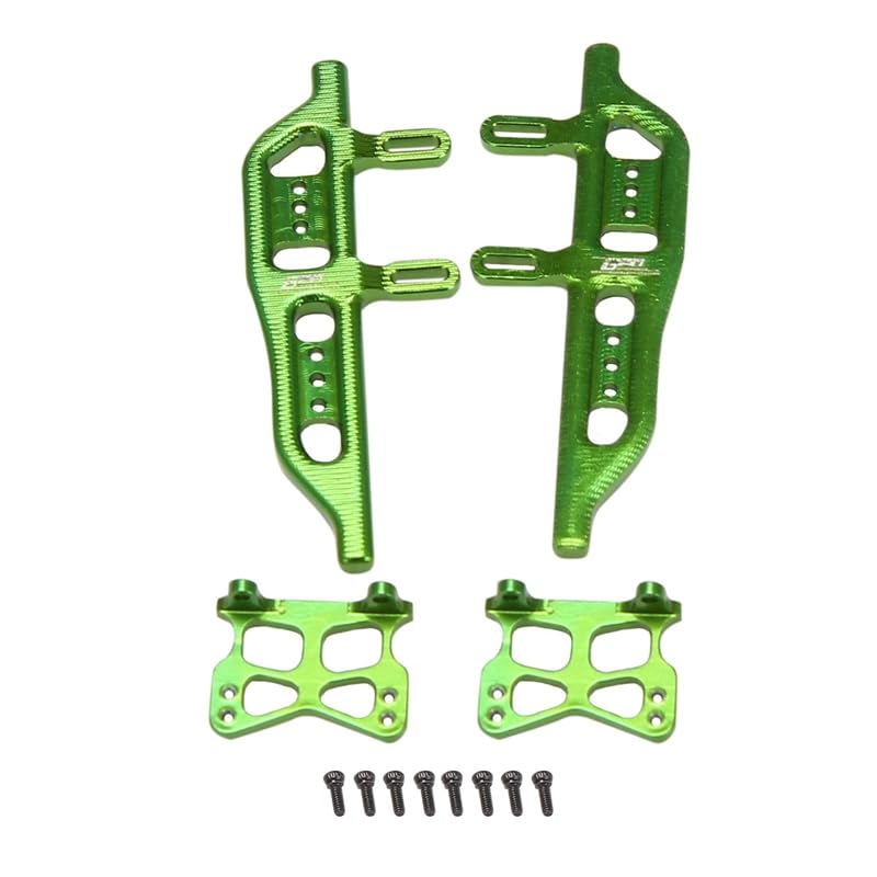 Pédales latérales métal Axial SCX24 protection haut de gamme crawler vert