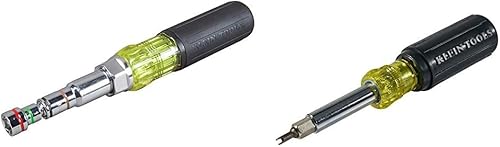 Miniatura 8 de Klein Tools 32807MAG 7-in-1 Nut Driver, Magnetic Driver with SAE Hex Nut Sizes and Spring Coil Bits & 70550 Hex Key Set, 11 SAE Sizes, Heavy Duty