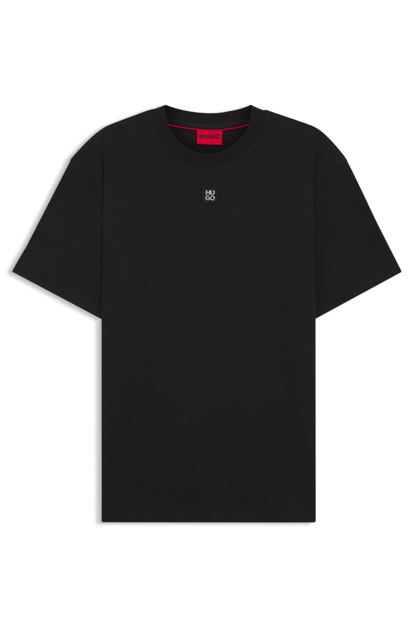 Hugo Men's Black Regular Fit Dalile T-Shirt in Size L, Sports Direct