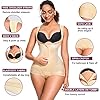 REYEOGO-Waist-Trainer-for-Women-Shapewear-Bodysuit-Corset-Tummy-Control-Body-Shaper-Lace-Butt-Lifter-Panty-Fajas-Colombianas REYEOGO Waist Trainer for Women Shapewear Bodysuit Corset Tummy Control Body Shaper Lace Butt Lifter Panty Fajas Colombianas (Beige, Large)