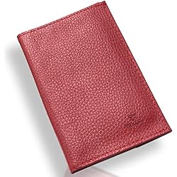 Persianas Valentin Lutin - Portarrollos de papel para coche de piel – Organizador – Funda para tarjeta gris, permisos, tarjeta de identidad, tarjetas, muy completo, piel suave para hombre o mujer