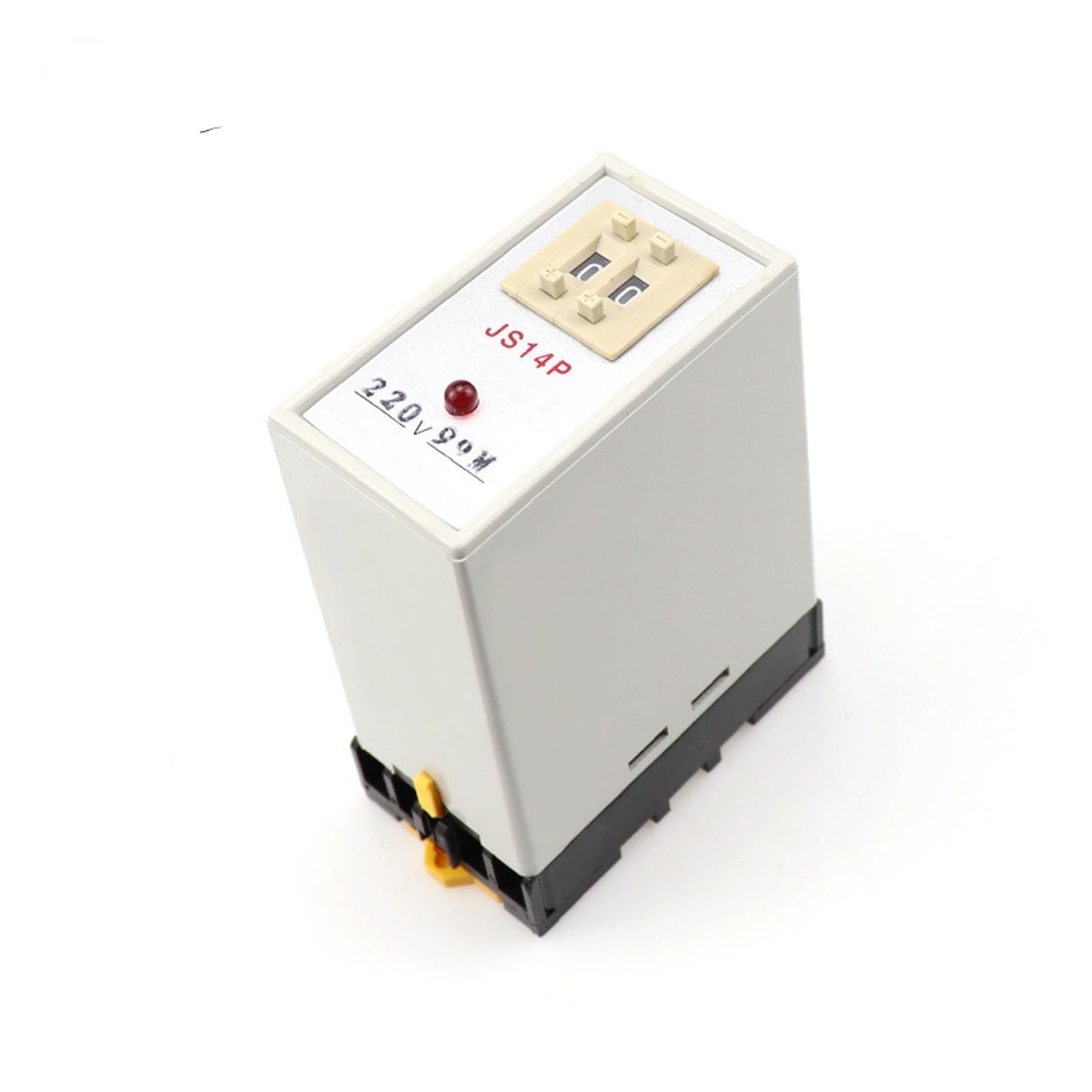 Relé de tiempo digital JS14P 99M de 220V con retardo de encendido