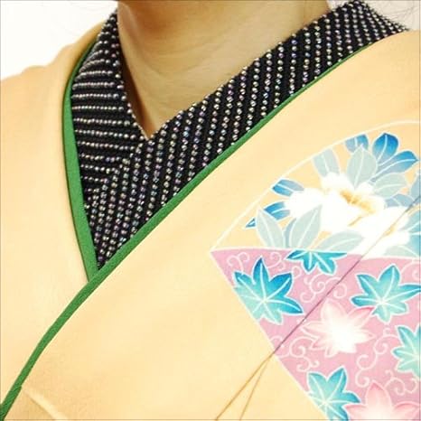 Amazon 手作り ビーズ半襟 ビーズ 白 黒 半衿 衿元 華やかに 上品に 半えり 和装 着物 小物 黒 和装小物 通販