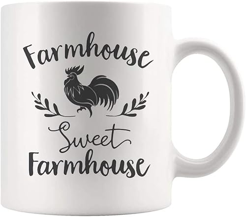 Miniatura 1 de Fonhark - Tazas de café de granja, tazas de granja, cocina de granja, decoración de casa de campo, citas de granja, arte de granja, taza de gallo,