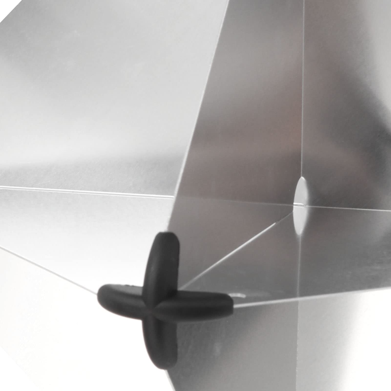 Radarreflektor, Marine-Radarreflektor vom oktaedrischen Typ, Aluminium, 340 x 340 x 470 mm, Marine-Radarreflektor, großes Handgerät, Wassersicherheit für Boote und Schiffe