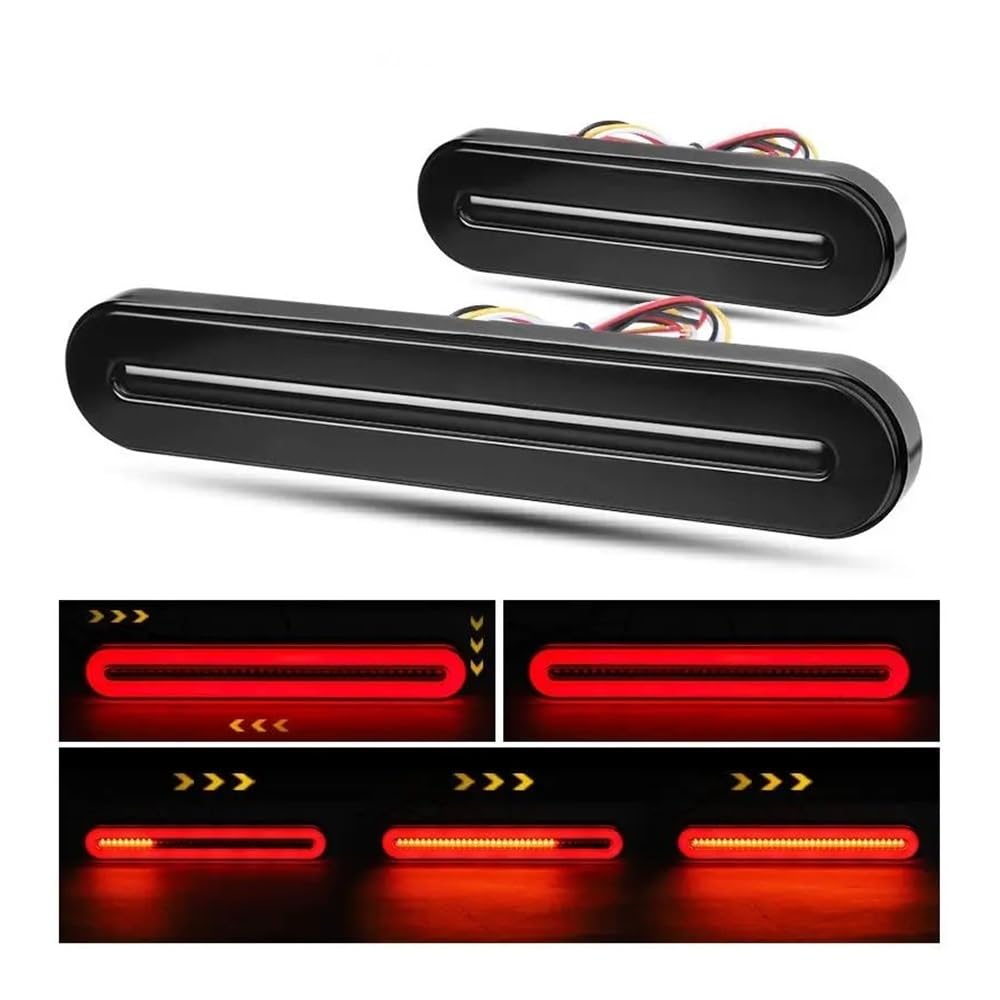 Freno Luce Stop Lampada 55 110 LED Coda del Freno Indicatori di Direzione Barre DRL Lampade di Segnalazione Direzionali per Moto Fanale Posteriore per Chooper per Bobber