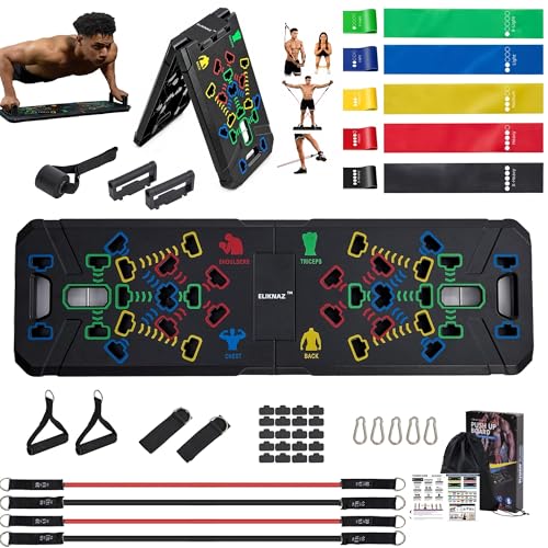 Foldable 25-in-1 Push Up Gym Kit with Accessories