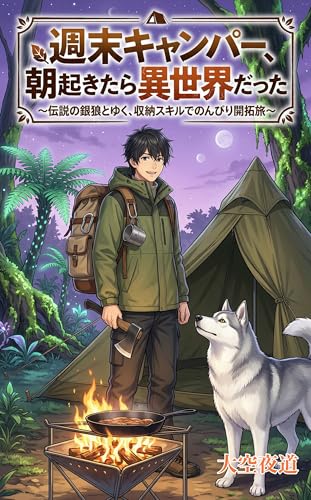 週末キャンパー、朝起きたら異世界だった 〜伝説の銀狼とゆく、収納スキルでのんびり開拓旅〜