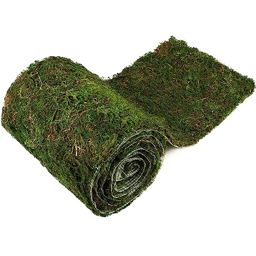 108'' x 12'' Moss Table Runner Dried Moss Sheet...