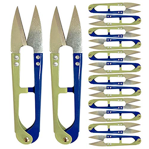 14 Pack Thread Snips Bulk Small Sewing Scissors,Antirust Yarn Scissors,Sewing Mini Embroidery Scissors Great for Handheld Snippers for Arts,Crafts