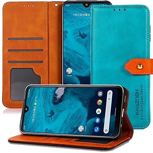 For Android One S9ケース 手帳型 カバー レンズ保護 カード収納 横置き スタンド機能 高級 PUレザー Ubefuu 京セラ Android One S9 KC-S304/Digno Sanga Edition ケース 財布型 軽量 耐衝撃 全面保護 マグネット式 横開き 充電対応