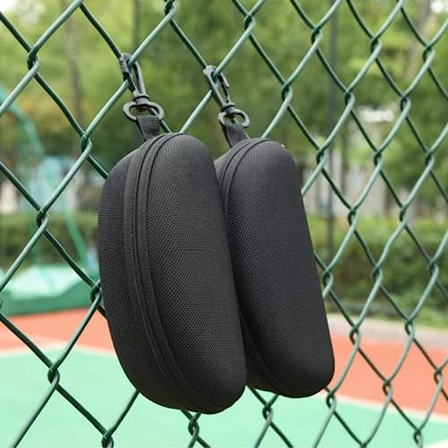 Image of KT Sunglasses Case for Men & Women | Pack of 1 Sunglass Case, 1 Lens Cleaning Cloth & 1 Lens Cleaner Liquid, 30ml | Sunglass Cover Case | Black