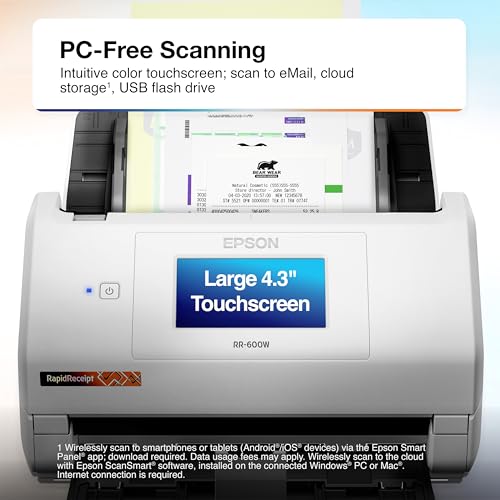 Epson RapidReceipt RR-600W AI Scanner