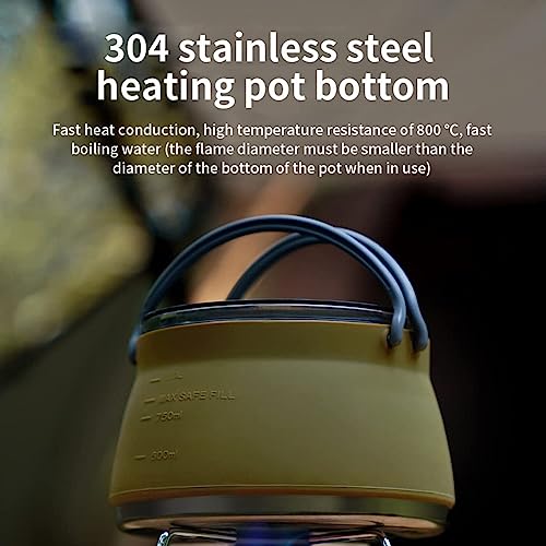 Bouilloire de camping portable et théière rétractable - 6