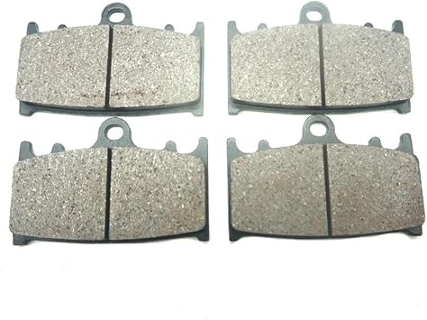 SCUUBE for Suzuki GSX400SS Katana 1992 GSX-R400 1988-1989 GSX 400SS GSX400 SS GSXR400 GSXR 400 Motorcycle Semimetal Front and Rear Brake Pads Low NoiseFront