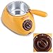 Aufee Chocolate Melting Pot, Máquina eléctrica para Hornear de Chocolate para Hornear, Caramelo, máquina de Hacer Fondue, Olla, Fuente, Olla, Herramienta de Cocina con Molde de Bricolaje (Amarillo)