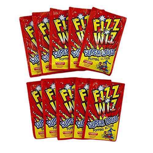 Fizz Wiz Lot de 10 fraises