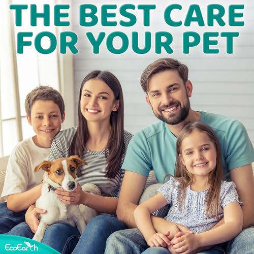 EcoEarth Premium-Augentücher für Hunde und Katzen – 100 Stück – Reinigungspads für die Augen von Haustieren zum Entfernen von Flecken, Krusten und Ausfluss