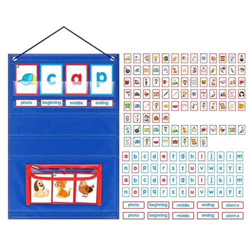 Cartes flash CVC étanches en PVC outil de phonétique durable