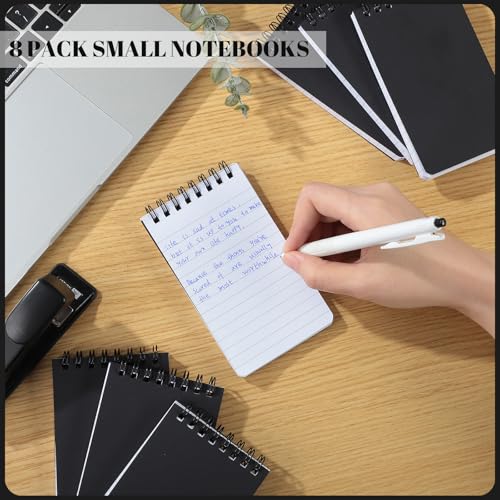 Bloc-notes à spirale compact 3x5 pour listes de courses à la maison et à l'école