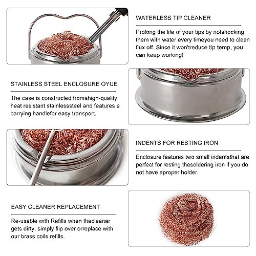 Htbmall Welding Soldering Iron Tip Cleaner Kit thumb #5