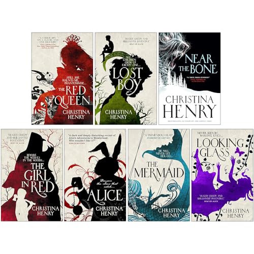 Christina Henry Chronicles of Alice 7 Books Collection Set(Lost Boy, Red Queen, The Mermaid, Alice, Girl in Red, Looking Glass & Near the Bone)
