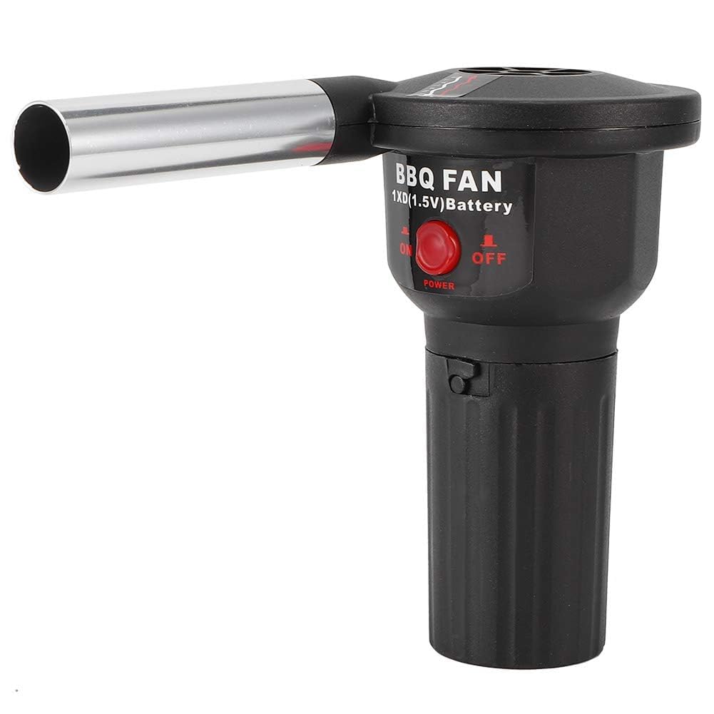 Soplador portátil para fuego, bomba de aire eléctrica para barbacoa, Fuelle para chimenea, soplador de aire para barbacoa soplador fuelle de mano para acampada y encendido de carbón
