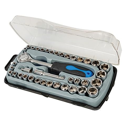Silverline 633754 Compact 39-Piece Socket Set Cover