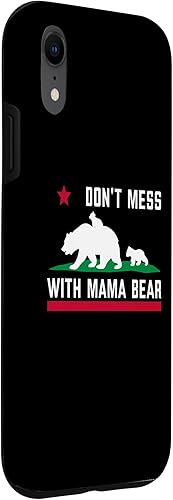 Miniatura 3 de Funda para iPhone XR California Mama Bear Flag Don't Mess With My Cubs